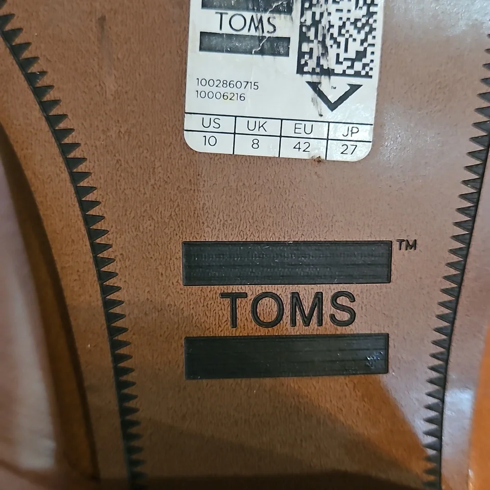 Toms Women's‎ Brown Leather Ankle Booties